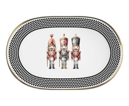 Travessa com Filete Ouro Royal