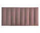 Cabeceira Modular em Veludo Duni Linear - Rosa, Rosa | WestwingNow