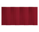 Cabeceira Modular em Veludo Duni Linear - Rubi, Vermelho | WestwingNow