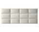 Cabeceira Modular em Veludo Duni Rectangle - Off White, Off White | WestwingNow