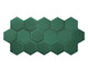 Cabeceira Modular em Veludo Duni Favo - Verde Jade, Verde | WestwingNow