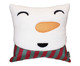 Almofada Natalina com Bordado Boneco de Neve, multicolor | WestwingNow