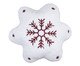 Almofada Natalina Floco de Neve com Bordado - Branca, white | WestwingNow