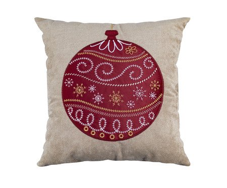 Capa de Almofada Natalina com Bordado Hof - Bege | Westwing