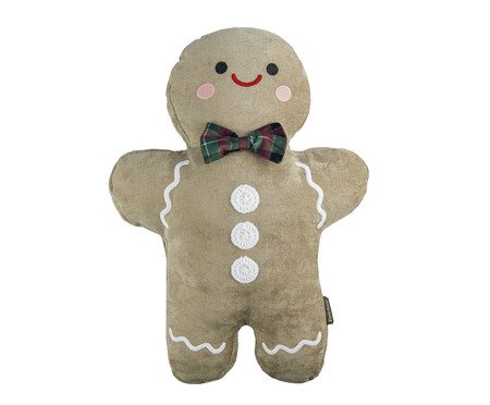 Almofada Natalina Gingerben com Bordado | Westwing