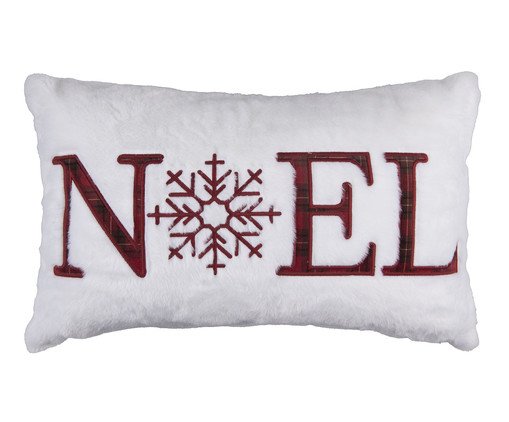 Capa de Almofada Natalina com Bordado e Aplicação Altena - Branca, white | WestwingNow