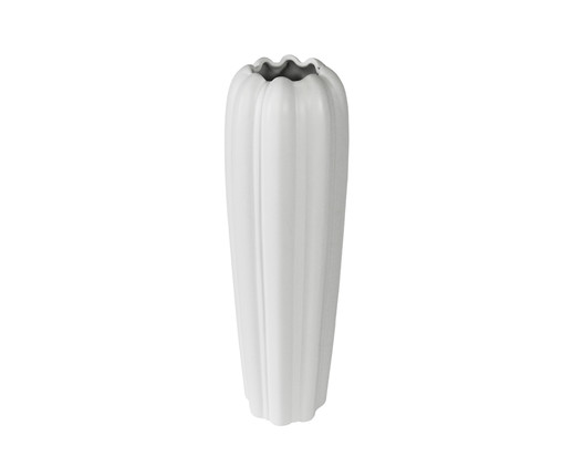 Vaso em Cerâmica Alessandra  - Branco, Branco | WestwingNow