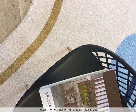 Tapete Moriah Coleção Sala Forms Rocks Azul | Westwing