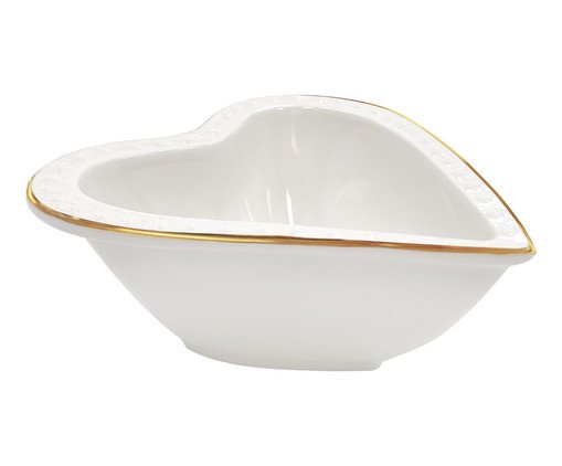 Bowl em Porcelana Coração, Branco | WestwingNow