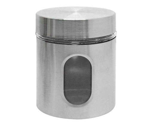 Pote Hermético com Visor em Inox Havi, Prata ou Metálico | WestwingNow