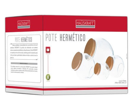 Jogo de Potes Herméticos Regina | Westwing