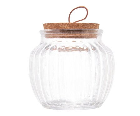 Pote com Tampa de Rolha e Puxador Classic - 600ml | Westwing