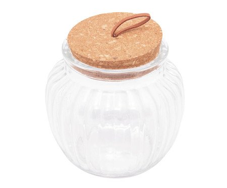 Pote com Tampa de Rolha e Puxador Classic - 600ml | Westwing