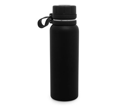 Garrafa Térmica em Inox Explorer Preta | Westwing