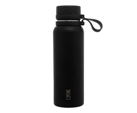 Garrafa Térmica em Inox Explorer Preta | Westwing