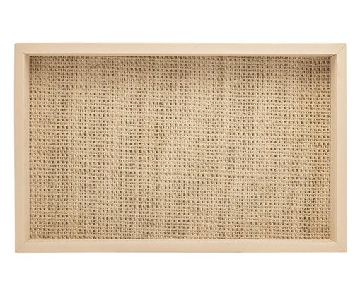 Bandeja em Bambu Bege, Bege | WestwingNow