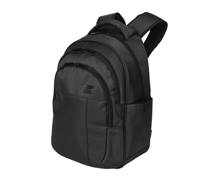 Mochila Grande com 3 Compartimentos Laptop Easy Preto | WestwingNow