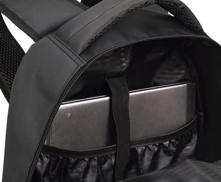 Mochila Grande com 3 Compartimentos Laptop Easy Preto | WestwingNow