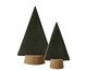 Jogo de Adornos Árvores Natalinas em Cerâmica - Verde, green | WestwingNow