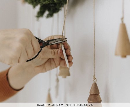 Jogo de Pendentes Estrelas em Porcelana | Westwing