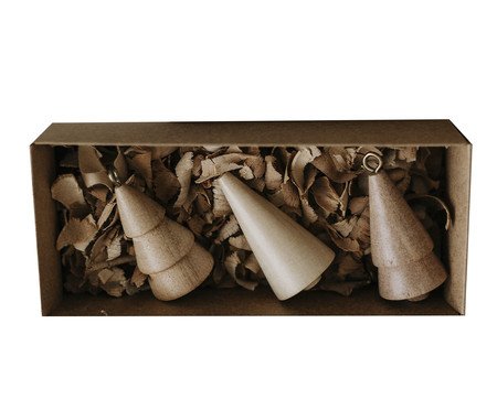 Jogo de Pingentes Natalinos Pinheiro | Westwing