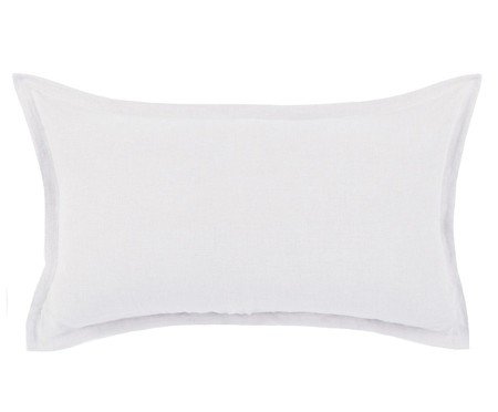 Capa de Almofada em Linho Linen Liege Branco | Westwing
