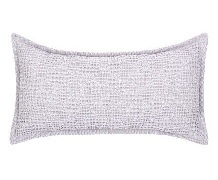 Capa de Almofada Jacquard Favo Prata | Westwing