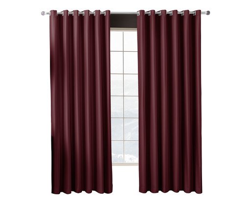 Cortina em Veludo Sued Casa Vinho, multicolor | WestwingNow