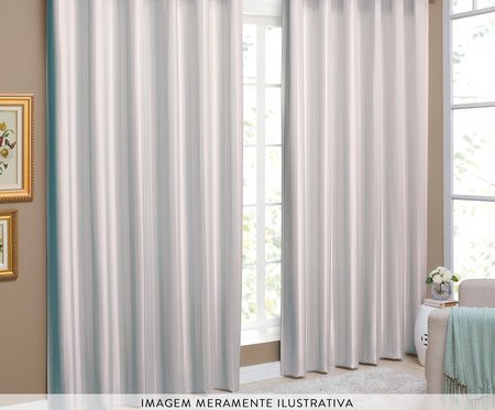 Cortina Jacquard Hanover Marfim | Westwing