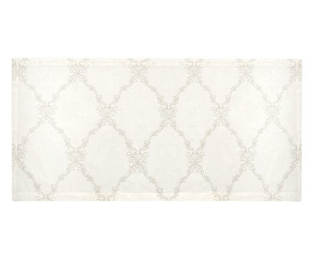 Caminho de Mesa Panamá Damask Off-White | Westwing