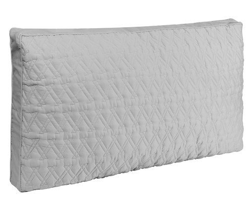 Capa de Almofadão para Cabeceira Acetinada Dupla Face Prata 300 Fios, multicolor | WestwingNow