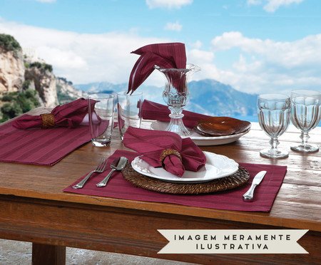 Caminho de Mesa Amalfi Cereja | Westwing