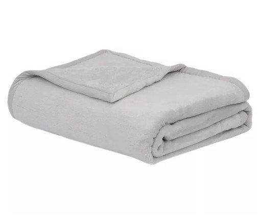 Cobertor Soft Raschel Cinza 340G/M², white,multicolor | WestwingNow