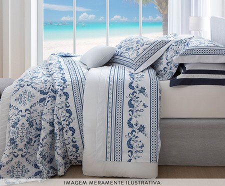 Edredom La Vie En Blue 200 Fios | Westwing