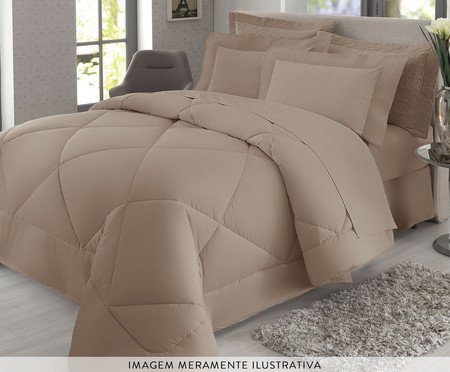 Fronha Acetinada Amêndoa 300 Fios | Westwing