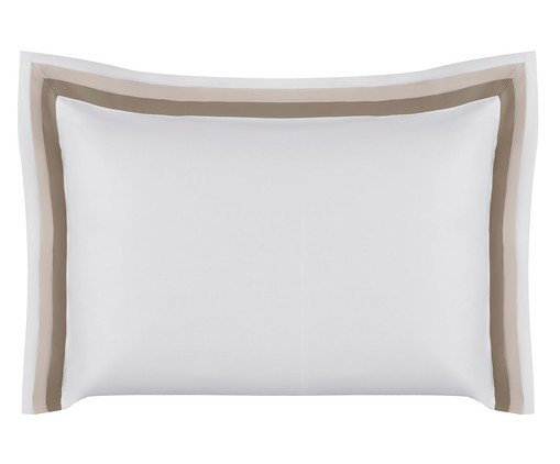 Fronha Acetinada St.Moritz Amêndoa Fendi 300 Fios - 50X70cm, multicolor | WestwingNow