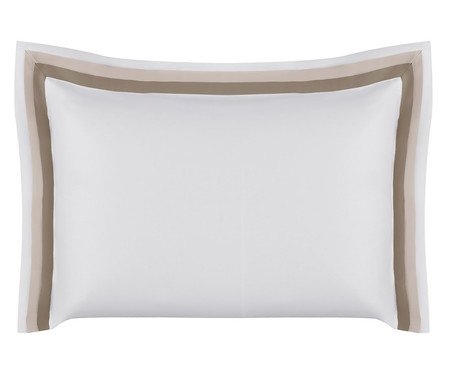 Fronha Acetinada St.Moritz Amêndoa Fendi 300 Fios - 50X70cm | Westwing