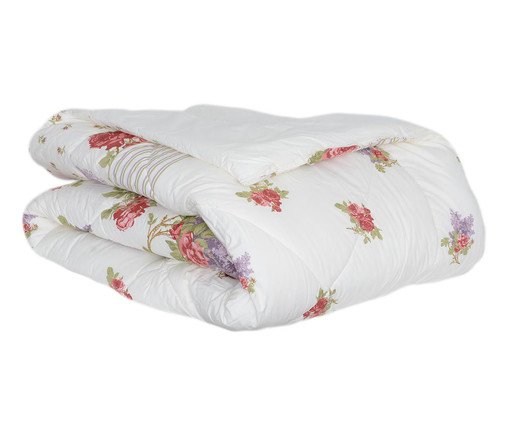 Edredom Dupla Face Hortências 200 Fios, white,multicolor | WestwingNow