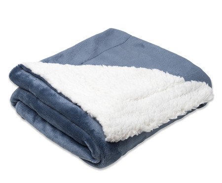 Edredom para Berço Sherpa Indigo 130G/M² | Westwing