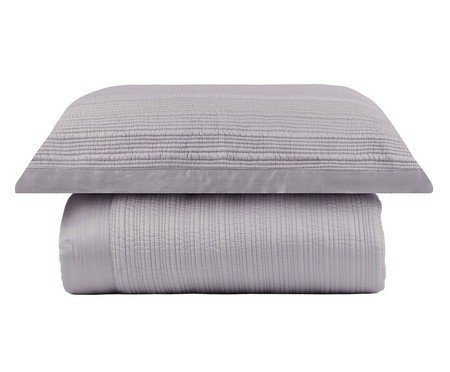 Jogo de Cobre-Leito Amber Bordada Prata | Westwing