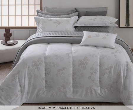 Jogo Comforter Acetinado Tsuru 300 Fios | WestwingNow