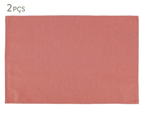 Jogo Americano Panamá Coral, multicolor | WestwingNow