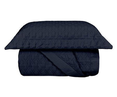 inativo_Jogo de Cobre-Leito Acetinado St. Germain Marinho 300 Fios - King Size | Westwing