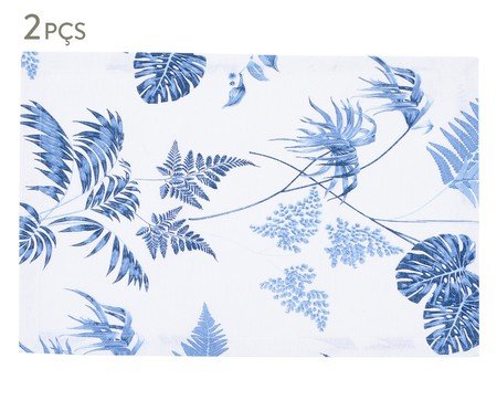 Jogo Americano Panamá Tropical Marinho - 36X48cm | Westwing