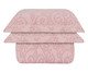 Jogo de Cobre-Leito Acetinado Jacquard Filigrana Rosa 300 Fios, multicolor | WestwingNow