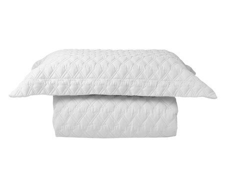 inativo_Jogo de Cobre-Leito Acetinado St. Germain Branco 300 Fios | Westwing