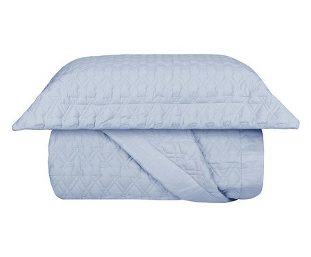 Jogo de Cobre-Leito St.Germain Azul Fog Acetinado