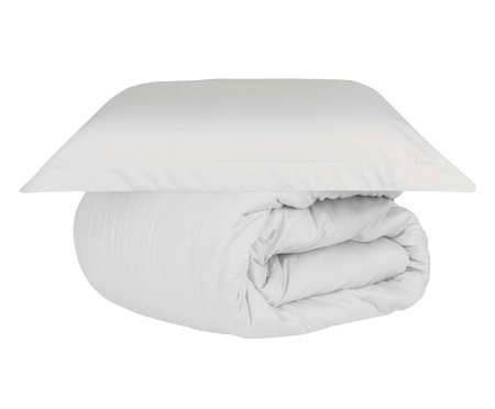 Jogo de Duvet Basic Branco 200 Fios