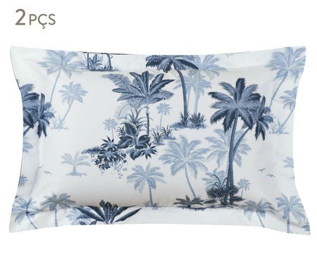 inativo_Jogo de Fronhas Acetinadas Palm 300 Fios | Westwing