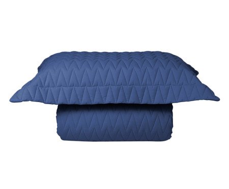 Jogo de Cobre-Leito Zig Marinho 200 Fios - Solteiro | Westwing